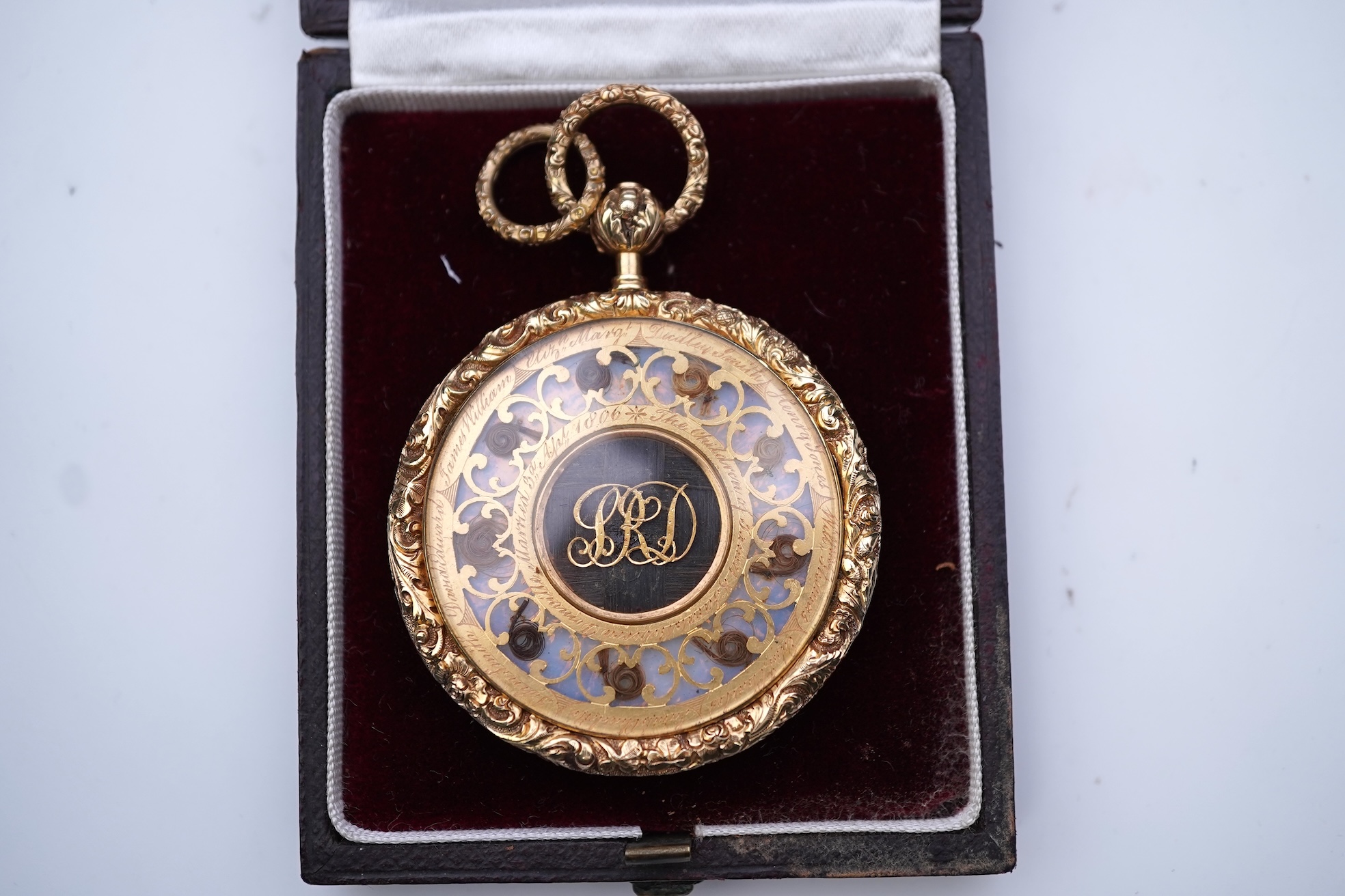 A fine George IV sentimental/mourning jewel, circa 1826